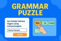 game edukasi grammar puzzle