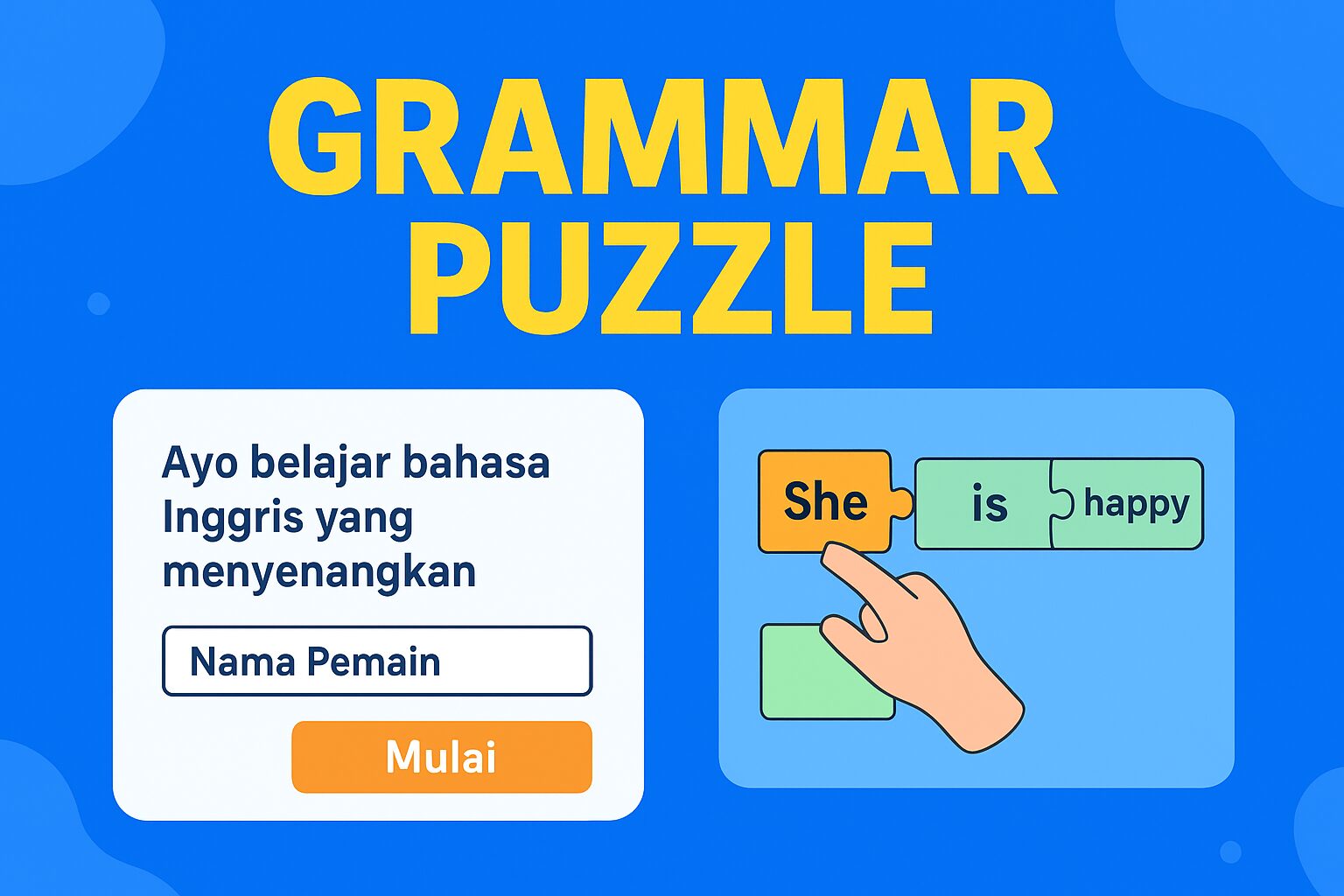 game edukasi grammar puzzle