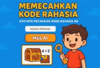 game edukasi memecahkan kode rahasia