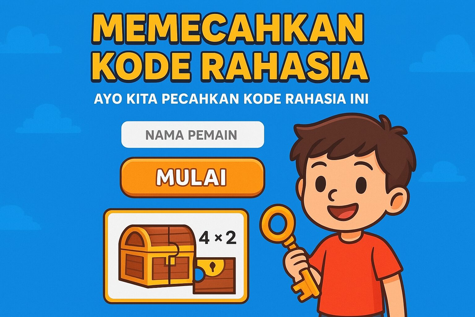 game edukasi memecahkan kode rahasia