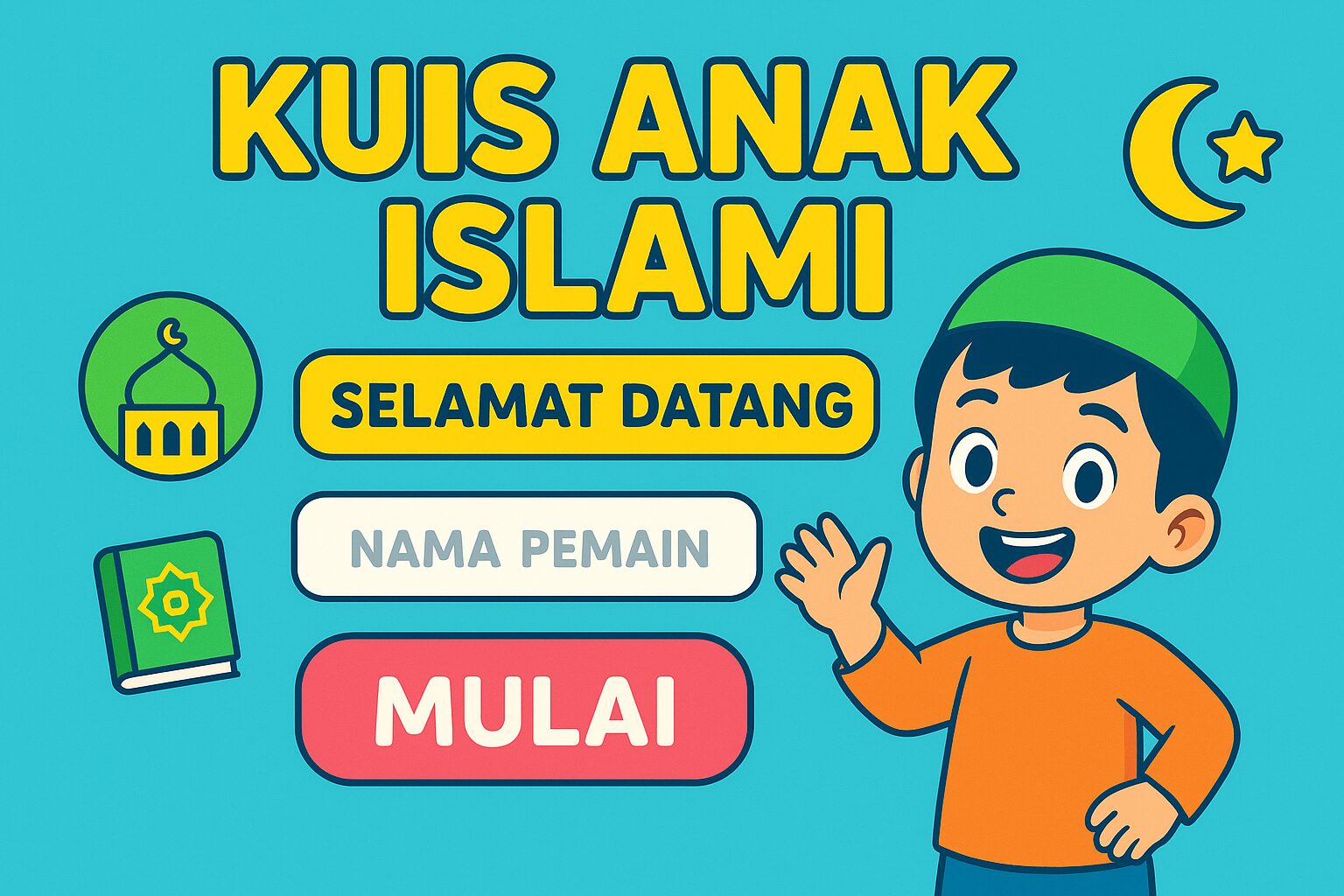 game edukasi kuis anak islami