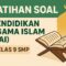 latihan soal pai kelas 9 smp