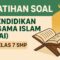 latihan soal pai kelas 7 smp